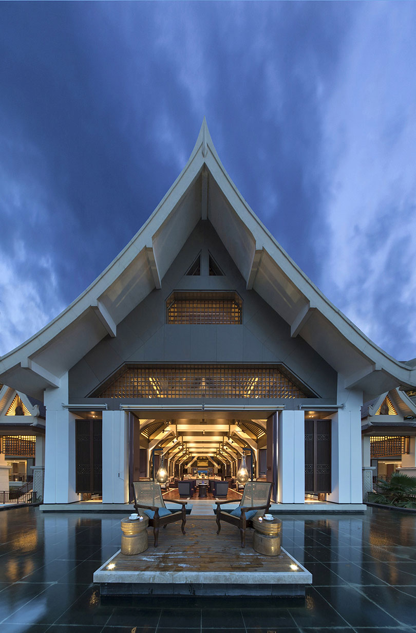 杨邦胜公司度假酒店设计作品西双版纳喜来登度假酒店-外观