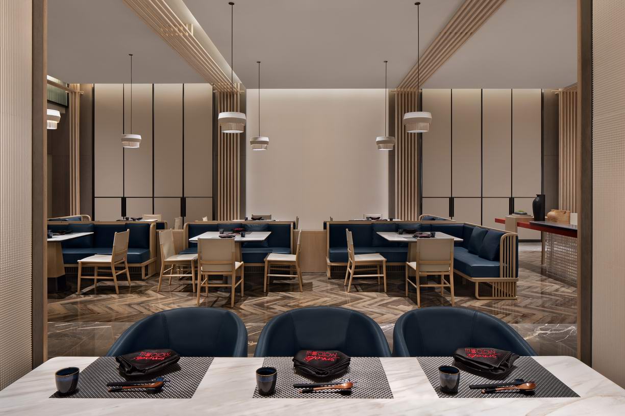 杨邦胜设计集团特色个性商务酒店设计作品_武汉万豪酒店特色餐厅