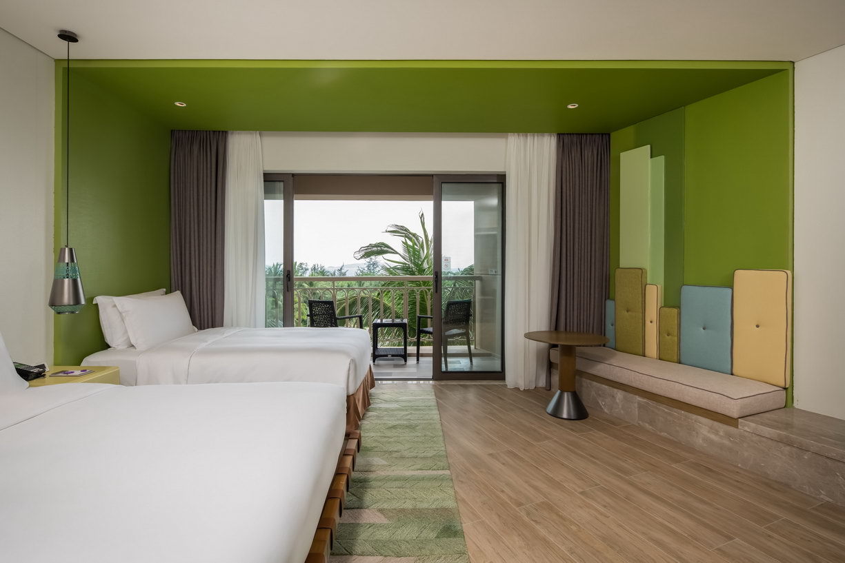 星级酒店改造升级设计_三亚湾假日度假酒店客房