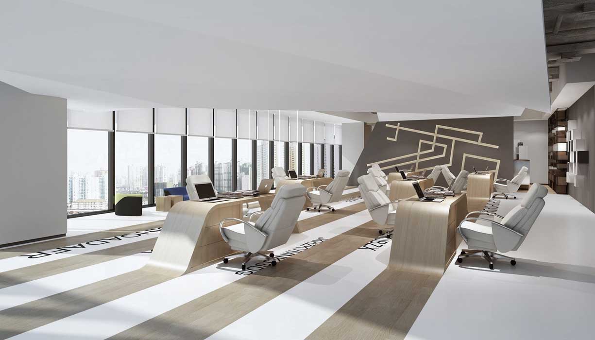 杨邦胜设计高端5A办公楼设计-海航海口互联网金融大厦