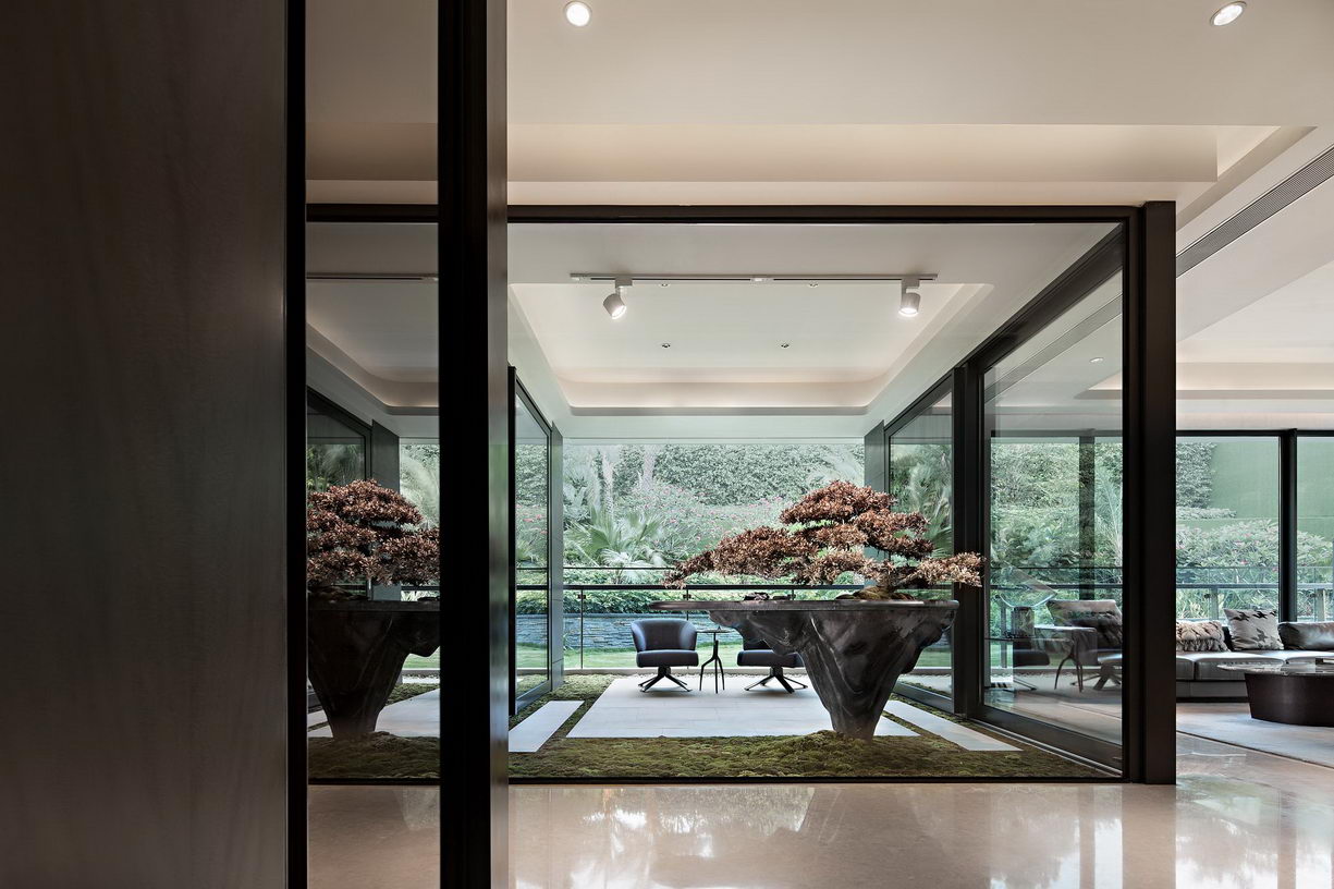 广州首开龙湖·天奕样板房高端奢华地产样板房设计空中花园
